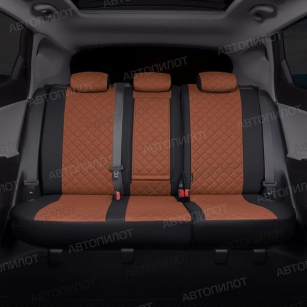 Чехлы Автопилот Экокожа Ромб на Москвич 3 (2022+)