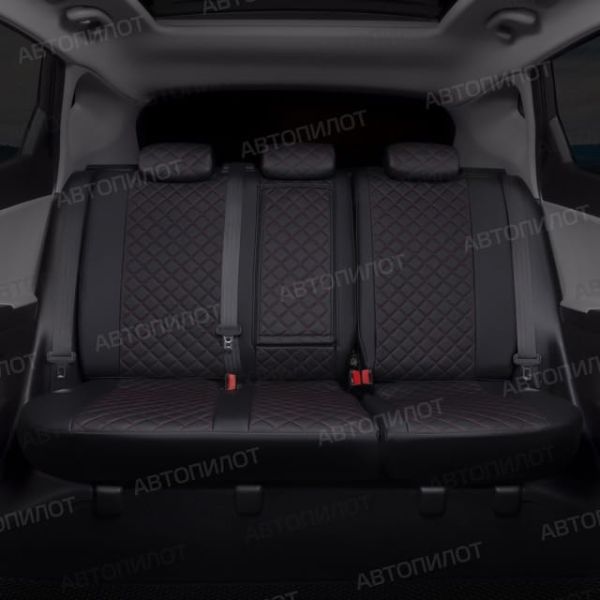 Чехлы Автопилот Экокожа Ромб на Москвич 3 (2022+)