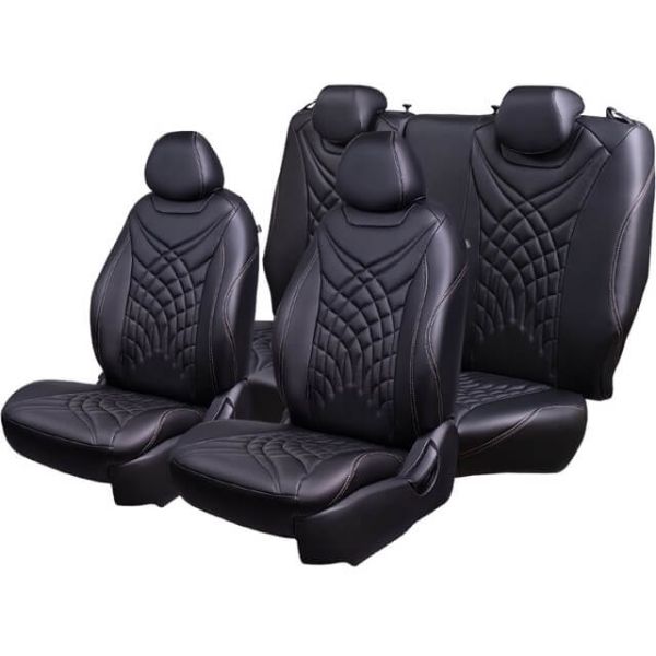 Чехлы Премиум Экокожа Байрон Президент|Жук на KIA Seltos c 2020+