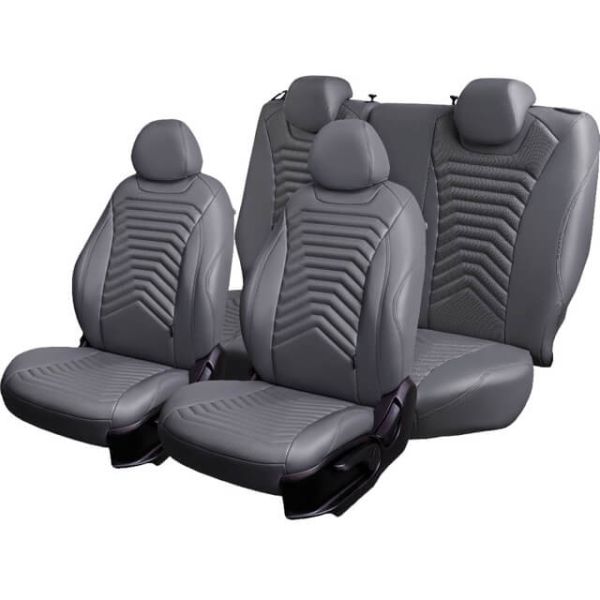 Чехлы Премиум Экокожа Байрон Президент|Жук на KIA Seltos c 2020+