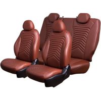 Чехлы Премиум Экокожа Байрон Президент|Жук на KIA Seltos c 2020+