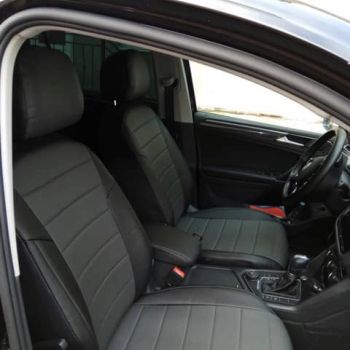 Авточехлы Автопилот Черный темно серый цвет