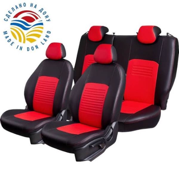 Чехлы Экокожа Турин Классик на Great Wall Hover H3 2010-2016 г.в.